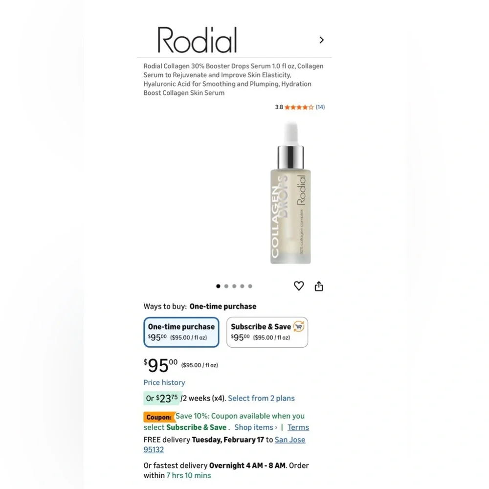 Rodial Collagen Repairing Concentrated Drops
